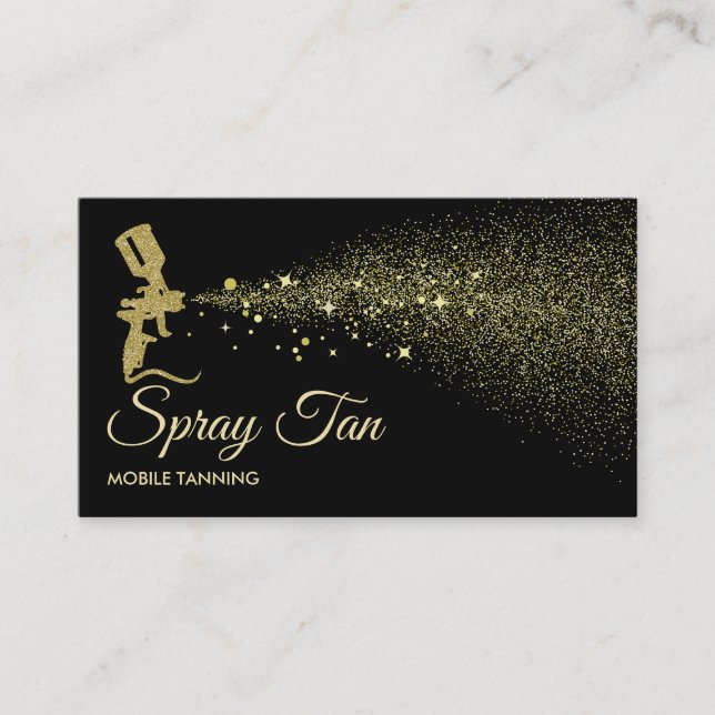 Carte De Visite Tan Spray Bottle (Devant)
