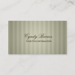 Carte de visite Tan Stripe