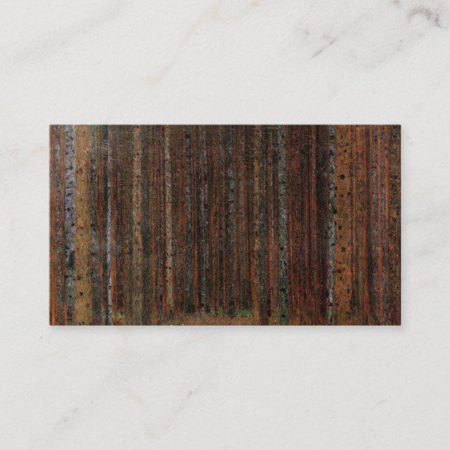Carte De Visite Tannenwald Gustav Klimt (Devant)