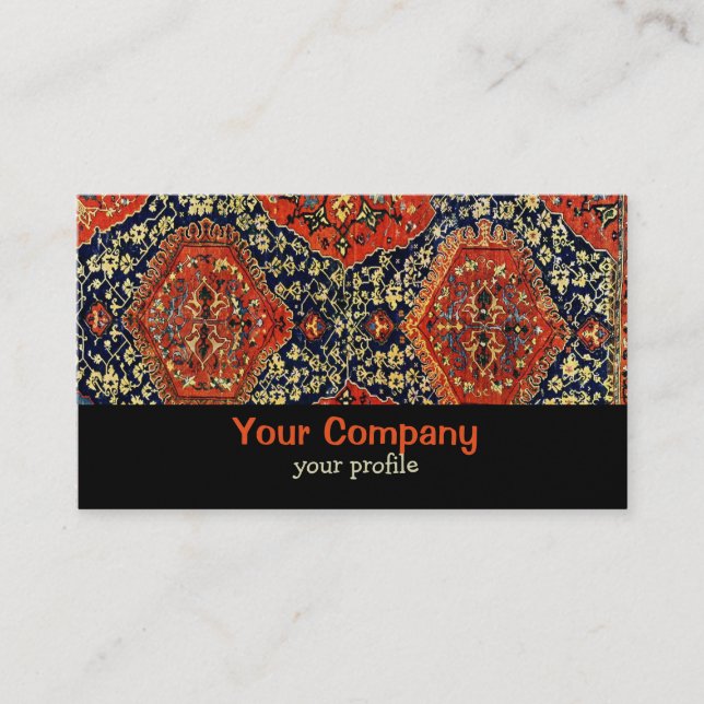 Carte De Visite Tapis Oriental no3 (Devant)