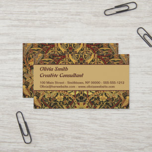 Carte De Visite Tapisserie fausse de Bullerswood de William Morris