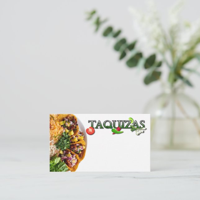 carte de visite taquizas (Debout devant)
