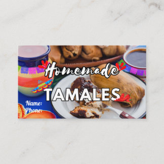 Carte De Visite Tarjetas de Negocio Tamales