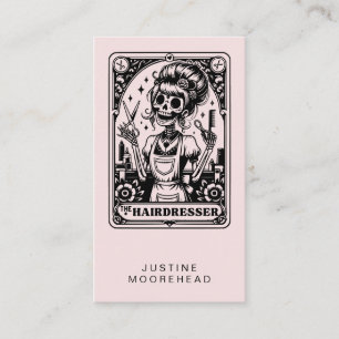 Carte de visite Tarot de la liste des cheveux