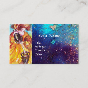 CARTE DE VISITE TAROTES DES OMBRES PERDUES / LA TEMPÉRANCE