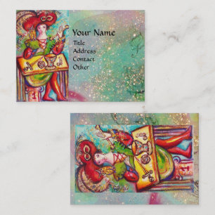 CARTE DE VISITE TAROTS DES OMBRES PERDUES / LE MAGICIEN