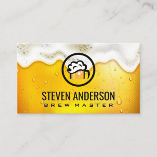 Carte De Visite Tasses de Bière   Brasserie   Jardin de Bière