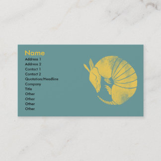 Carte De Visite Tatou vintage
