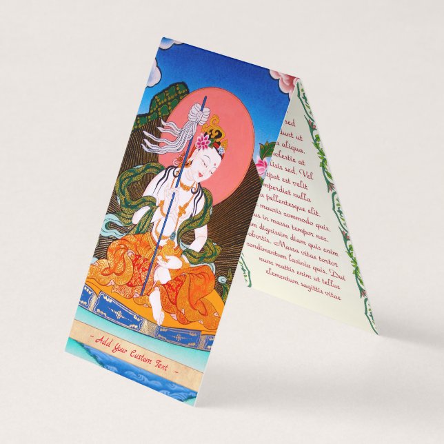 Carte De Visite tatouage cool tibétain thangka (Devant)