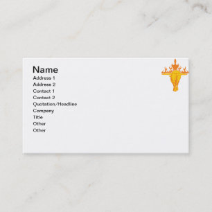 Carte De Visite Taureau flambant #3
