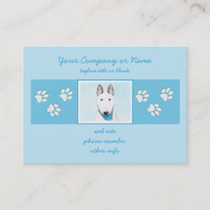Carte De Visite Taureau Terrier - Cute Original Chien Art