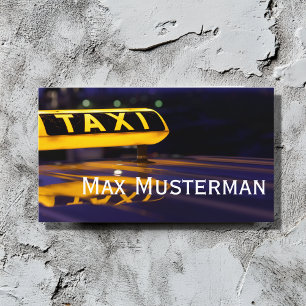 CARTE DE VISITE TAXI