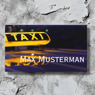 CARTE DE VISITE TAXI