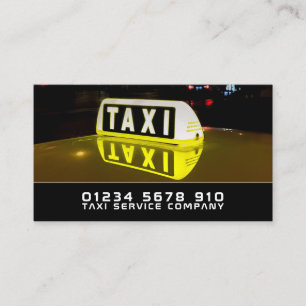 Carte De Visite Taxi, Taxi Cabine, Tarifs