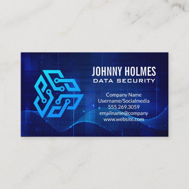 Carte De Visite Tech Logo | Data Modern (Devant)