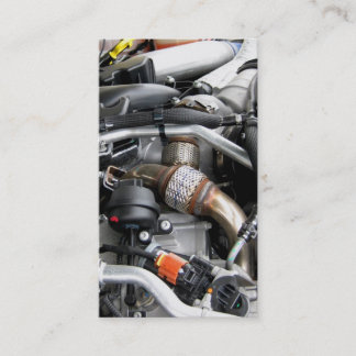 Carte De Visite Technicien automatique 2 de mécanicien de pièces