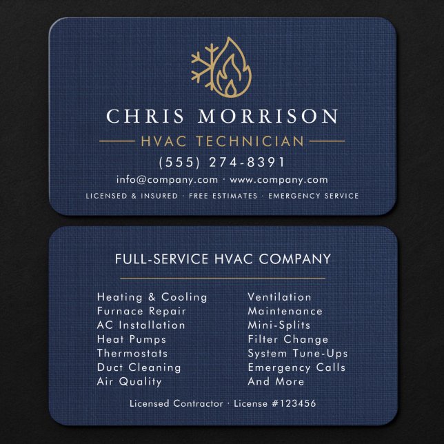 Carte De Visite Technicien CVC  (Créateur téléchargé)