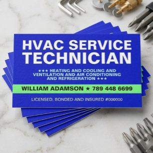 Carte De Visite Technicien de service CVC
