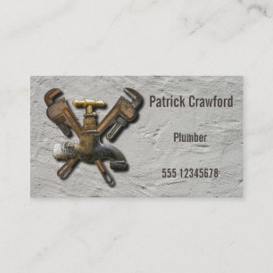 Carte De Visite Technicien d'ingénieur de drainage d'eaux d'égout