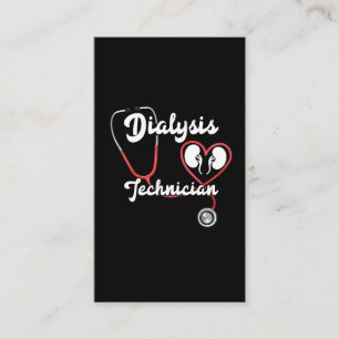 Carte De Visite Technicien en dialyse Infirmière en néphrologie