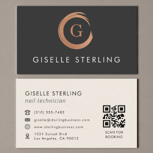 Carte de visite technicien en onglerie moderne min