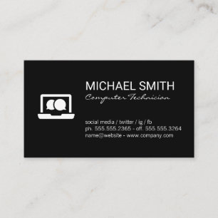 Carte De Visite Technicien informatique