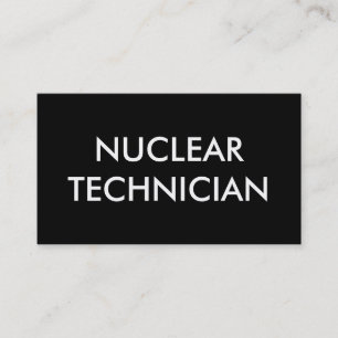 Carte De Visite technicien nucléaire