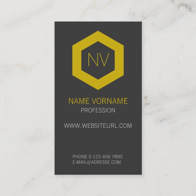 Carte De Visite technique (Devant)