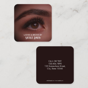 Carte de visite technique Brosses & Lashes