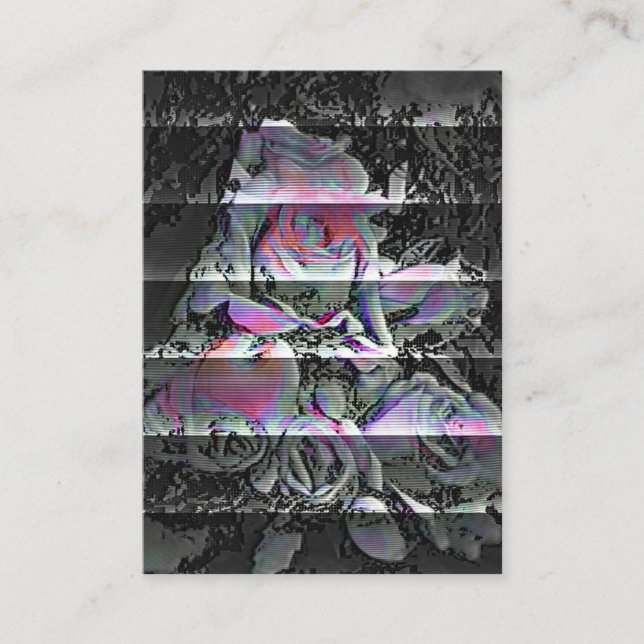 Carte De Visite Techno Bouquet (Devant)