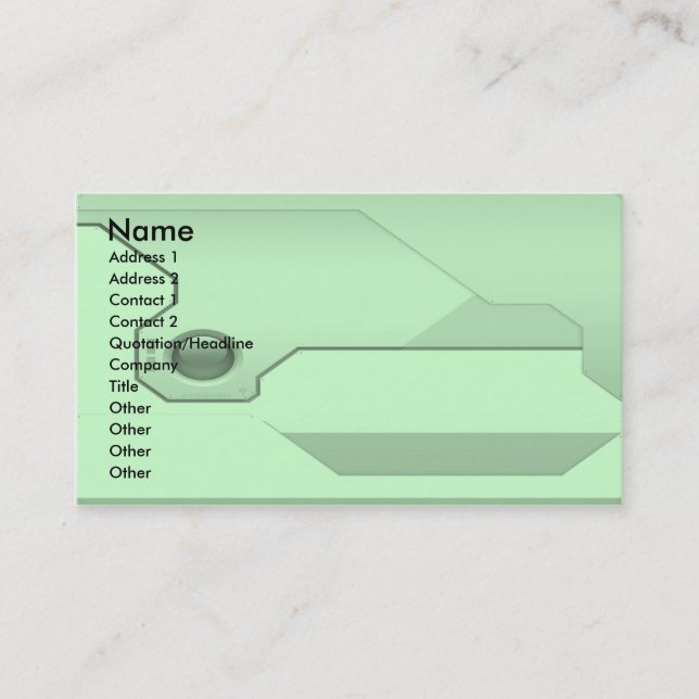 Carte De Visite Technologie-Affaire-Carte (Devant)