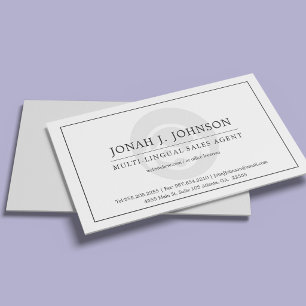 Carte De Visite Télémarketing Agent + Support Technique   Style Mi