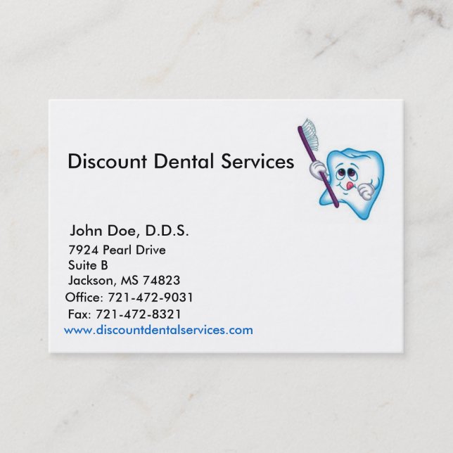 Carte de visite témoin (Devant)