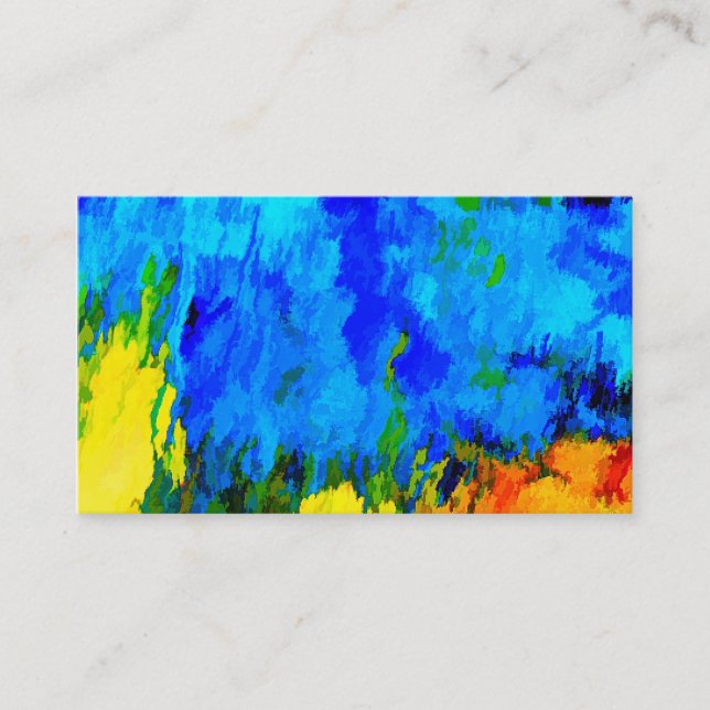 CARTE DE VISITE TEMPÊTE DE COULEUR (Devant)