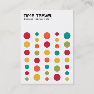 Carte De Visite Temps de déplacement - Couleurs 02