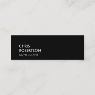 Carte de visite tendance Slim Black Attractif