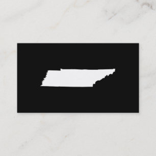 Carte De Visite Tennessee en blanc