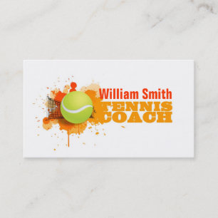 Carte De Visite Tennis Coach