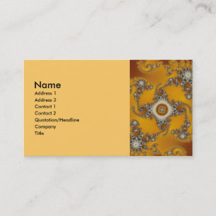 Carte De Visite Tentacles fractal