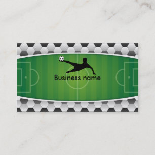 Carte De Visite Terrain de football