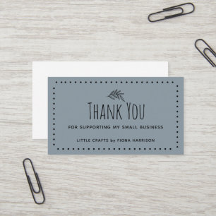Carte De Visite Terreux Merci de soutenir ma petite entreprise
