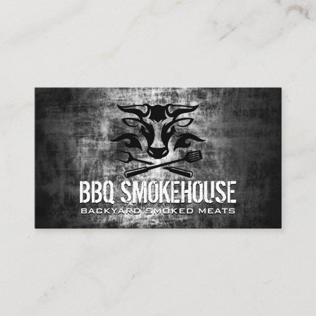 Carte De Visite Tête de bétail | Spatule | Outils BBQ (Devant)