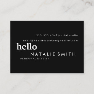 Carte De Visite Texte mixte