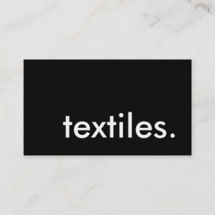 Carte De Visite textiles.