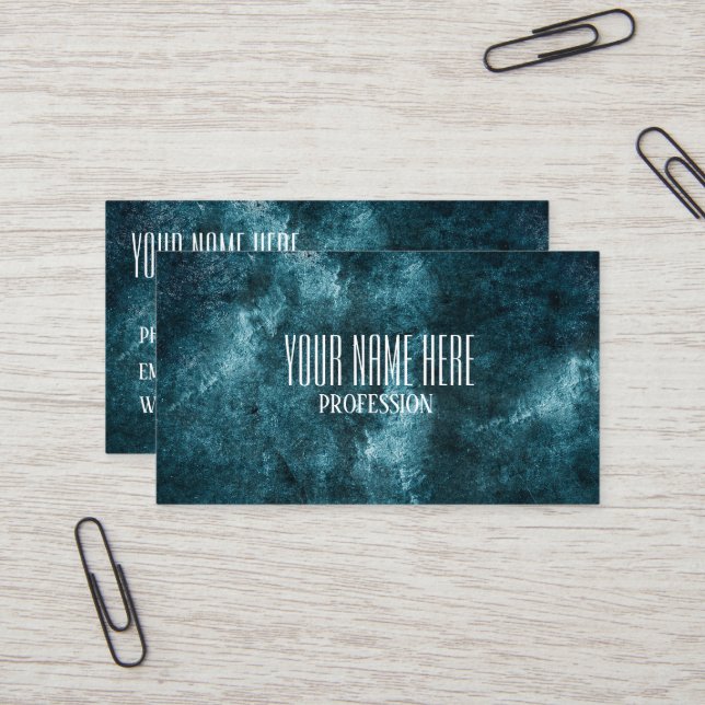 Carte De Visite texture Abstraite (Devant/Arrière en situation)