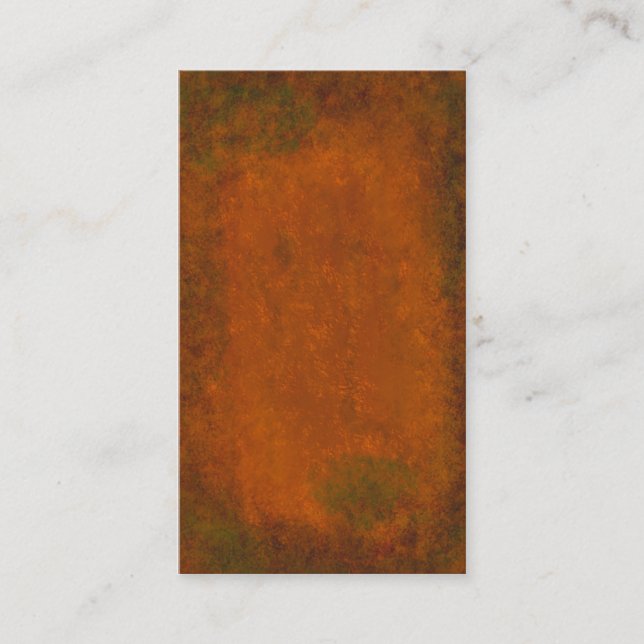 Carte De Visite Texture abstraite en métal corrodé Abstrait (Devant)