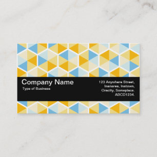 Carte De Visite Texture Band V2 - Motif hexagonal 03