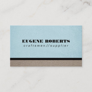 Carte De Visite Texture Bleu Bois