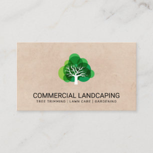 Carte De Visite Texture Brown   Arbre   Jardinage   Paysage