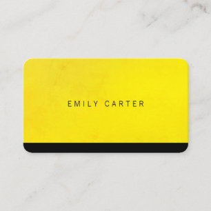 Carte De Visite Texture colorée minimaliste et finition noire